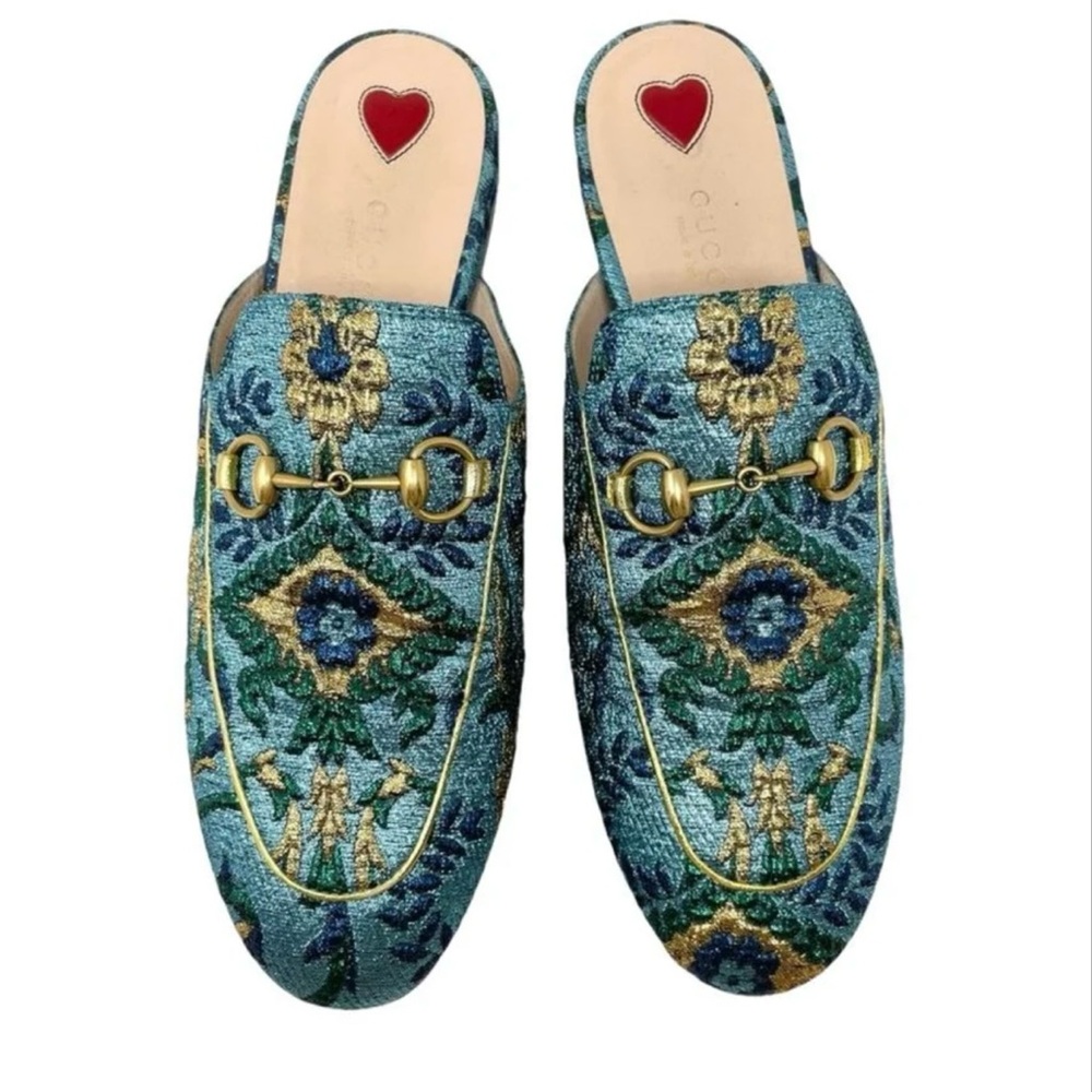 Gucci Princeton Mules - 37.5 lightly used - great condition!